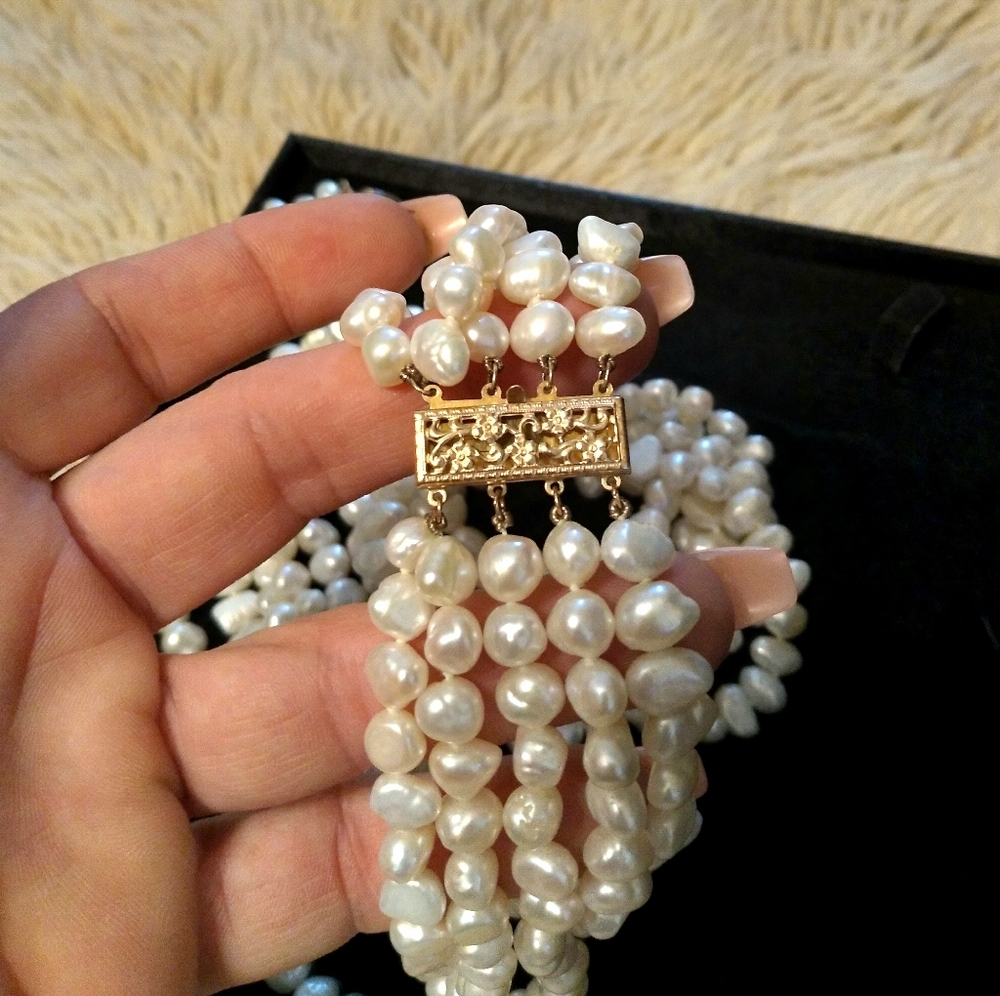Vintage pearl set - Picture 8 of 11